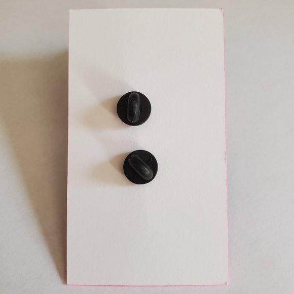 Crescent Moon Brooch / Pin - Hand-Painted - Picture 5 of 8